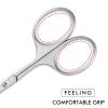 imageLIVINGO Premium Curved and Rounded Nose Hair Scissors for Men 2 PC Set Nail Cuticle Manicure Scissors Shears Kit for BeardMustache Ear Facial Hair Eyebrows Eyelashes for WomenS  Nose Curved Scissors