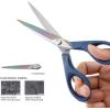 imageLIVINGO Scissors 7 Inch All Purpose Titanium Scissors Bulk 2 Pack LeftRight Handed Forged Stainless Steel Sharp Blade Shears Multipurpose for Home Offce School Student Sewing Fabric Craft Supplies