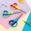 imageLIVINGO Scissors for School  Sharp Pointed Tip All Purpose Scissors Students Teachers Crafts Middle High School College Office Home Right ampamp Left Handed Scissors Blue Green Purple 3 Pack 7 InchYellow  Blue  Neon Green