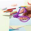imageLIVINGO Scissors for School  Sharp Pointed Tip All Purpose Scissors Students Teachers Crafts Middle High School College Office Home Right ampamp Left Handed Scissors Blue Green Purple 3 Pack 7 InchPurple  Blue  Green
