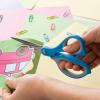 imageLIVINGO Scissors for School  Sharp Pointed Tip All Purpose Scissors Students Teachers Crafts Middle High School College Office Home Right ampamp Left Handed Scissors Blue Green Purple 3 Pack 7 InchPurple  Blue  Green