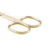 imageLIVINGO Sharp Curved Nail Cuticle Scissors Premium Stainless Steel Blade for Manicure Pedicure Fingernail Toenail Beauty Grooming Cutter with Case 35quot GoldManicure Scissors81G