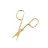 imageLIVINGO Sharp Curved Nail Cuticle Scissors Premium Stainless Steel Blade for Manicure Pedicure Fingernail Toenail Beauty Grooming Cutter with Case 35quot GoldNail Scissors82G