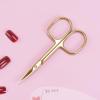imageLIVINGO Sharp Curved Nail Cuticle Scissors Premium Stainless Steel Blade for Manicure Pedicure Fingernail Toenail Beauty Grooming Cutter with Case 35quot GoldManicure Scissors81G