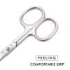 imageLIVINGO Sharp Curved Nail Cuticle Scissors Premium Stainless Steel Blade for Manicure Pedicure Fingernail Toenail Beauty Grooming Cutter with Case 35quot GoldPedicure Scissors84