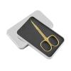 imageLIVINGO Sharp Curved Nail Cuticle Scissors Premium Stainless Steel Blade for Manicure Pedicure Fingernail Toenail Beauty Grooming Cutter with Case 35quot GoldManicure Scissors81G