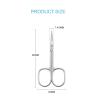 imageLIVINGO Sharp Curved Nail Cuticle Scissors Premium Stainless Steel Blade for Manicure Pedicure Fingernail Toenail Beauty Grooming Cutter with Case 35quot GoldNail Scissors82
