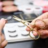imageLIVINGO Sharp Curved Nail Cuticle Scissors Premium Stainless Steel Blade for Manicure Pedicure Fingernail Toenail Beauty Grooming Cutter with Case 35quot GoldNail Scissors82G