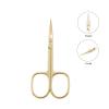 imageLIVINGO Sharp Curved Nail Cuticle Scissors Premium Stainless Steel Blade for Manicure Pedicure Fingernail Toenail Beauty Grooming Cutter with Case 35quot GoldManicure Scissors81G