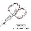 imageLIVINGO Sharp Curved Nail Cuticle Scissors Premium Stainless Steel Blade for Manicure Pedicure Fingernail Toenail Beauty Grooming Cutter with Case 35quot GoldManicure Scissors81
