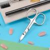 imageLIVINGO Sharp Curved Nail Cuticle Scissors Premium Stainless Steel Blade for Manicure Pedicure Fingernail Toenail Beauty Grooming Cutter with Case 35quot GoldPedicure Scissors84