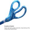 imageLIVINGO Sharp Scissors All Purpose 8 Inch Gradient Green Stainless Steel Comfort Grip Shears for Cutting Fabric Paper Ribbon in Office or HomeBlue