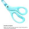 imageLIVINGO Sharp Scissors All Purpose 8 Inch Gradient Green Stainless Steel Comfort Grip Shears for Cutting Fabric Paper Ribbon in Office or HomeGreen