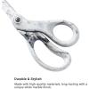imageLIVINGO Sharp Scissors All Purpose 8 Inch Gradient Green Stainless Steel Comfort Grip Shears for Cutting Fabric Paper Ribbon in Office or HomeMarble White