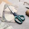 imageLIVINGO Titanium Scissors All Purpose  3 Pack 85 Sharp Stainless Steel Heavy Duty Shears for Office Home Crafting Cutting Paper Fabric