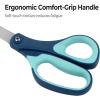 imageLIVINGO Titanium Scissors All Purpose  3 Pack 85 Sharp Stainless Steel Heavy Duty Shears for Office Home Crafting Cutting Paper Fabric