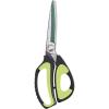 imageLIVINGO 10quot Multipurpose Heavy Duty Scissors Premium Titanium Coating Forged Stainless Steel Tool Industrial Shop Shears for Household Pruning Gardening Fabric RedBlackGreen