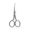 imageLIVINGO Premium Curved and Rounded Nose Hair Scissors for Men 2 PC Set Nail Cuticle Manicure Scissors Shears Kit for BeardMustache Ear Facial Hair Eyebrows Eyelashes for WomenS  Nose Straight Scissors