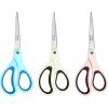 imageLIVINGO Scissors All Purpose  Titanium Coated Heavy Duty Sharp Stainless Steel Comfortable Shears for Office Home School Cutting Paper Fabric Sky Blue ampamp Pink ampamp White 3 PiecesSky Blue  Dusty Pink  Beige