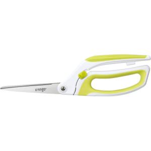 imageLIVINGO 10quot Spring Action Fabric Scissors Professional Sewing Scissors for Tailor Dressmaker Spring Loaded Heavy Duty Fabric Shears for Crafting with Comfort Handle All purposeGreenWhiteGreenWhite