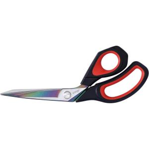 imageLIVINGO Fabric Scissors Heavy Duty  95 Inches Professional Titanium Coated Forged Stainless Steel Sharp Bent Shears for Sewing Crafting Cutting Cloth Felt Leather Paper