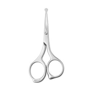 imageLIVINGO Nose Hair Scissors  Precision Stainless Steel Trimming Scissors with Rounded Tips Safe and Easy Grooming for Nose Ear and Facial Hair