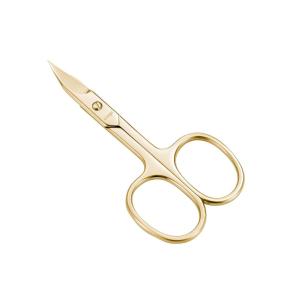 imageLIVINGO Sharp Curved Nail Cuticle Scissors Premium Stainless Steel Blade for Manicure Pedicure Fingernail Toenail Beauty Grooming Cutter with Case 35quot GoldPedicure Scissors84G