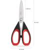 imageLIVINGO Kitchen Scissors Heavy Duty 85 inch Dishwasher Safe Ultra Sharp Premium Heavy Duty Kitchen Shears Multi Purpose Cooking Scissors Stainless Steel